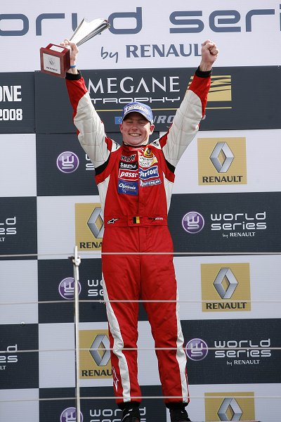 Maxime Martin op podium